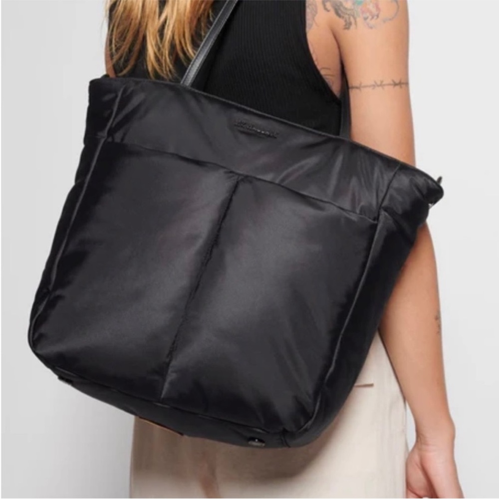MZ Wallace Black Puffer Tote Bag